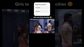 Girls team Reels Atrocities 🤩 biggbosstamil [upl. by Ciardap]