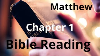 Matthew Chapter 1  Bible Reading Plan [upl. by Airahs]