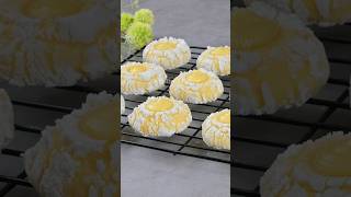 The BEST Lemon Cookies ever lemoncookies lemoncrinkles crinklecookies easylemoncookies [upl. by Molli531]