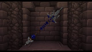 Minecraft Custom Magic Weapon CNPC Scripting  Armorers Workshop Spear of Tears [upl. by Ecinahs]