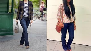 Womens Bootcut Jeans  20 Style Tips On How To Wear Bootcut Jeans For Women [upl. by Bernardo]