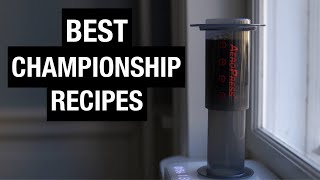 The Best Recipes From The World Aeropress Championship 2021 [upl. by Rennane]