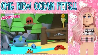 ♡ OMG NEW OCEAN PETS HATCHED LEGENDARY GIVEAWAY ADOPT ME ROBLOX ♡ [upl. by Battat418]