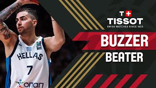 Vasileios Toliopoulos  🚨 TISSOT Buzzer Beater  Greece v Slovenia  FIBA OQT 2024 Greece [upl. by Hsac]