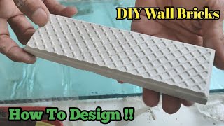 How to Make Your Wall Brick Panel Mold [upl. by Lezned]