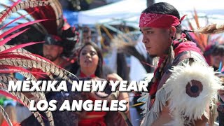 Mexika New Year Los Angeles Mariachi Plaza [upl. by Einomrah]