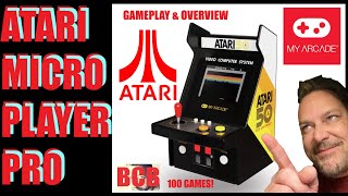 BCB 119 Atari Micro Player Pro by MyArcade Gameplay amp Overview [upl. by Amihc]