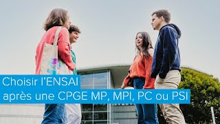 Choisir lENSAI après une CPGE scientifique et le CCINP [upl. by Posehn]