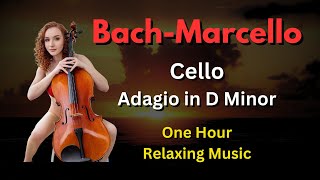 Soothing Bach Marcello Cello BWV 974 Adagio in D Minor Relaxing Classical Baroque Music 1 Hour [upl. by Novaat]