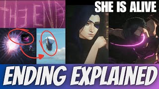 ARCANE LEAGUE OF LEGENDS SEASON 2 ENDING EXPLAINED JINX IS ALIVE AND THERE IS PROOFNOT CLICKBAIT [upl. by Gnik]