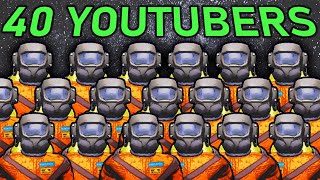 40 YouTubers VS Lethal Company [upl. by Obediah]