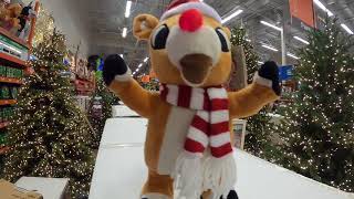 Home Depot Christmas 2020 Animatronics Gemmy Rudolph Side Stepping [upl. by Berneta]