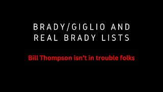 BradyGiglio and Real Brady Listd [upl. by Hackney]