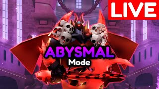 🔮 ABYSMAL MODE UPDATE in Toilet Tower Defense 🔴 Live Stream [upl. by Aenad]