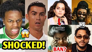 This will BREAK The INTERNET🤯🔥 Emiway Vs King Kangana Emergency BAN Speed UR Cristiano Ronaldo [upl. by Nywrad]