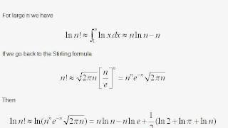 H2 Stirlings Approximation [upl. by Giddings]