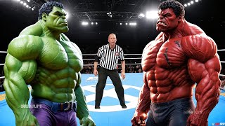 HULK VS RED HULK  EPIC BATTLE [upl. by Ahsam]