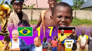 Best Funny Highlights BRAZIL VS GERMANY 17  Historical loss Germany  Ozil  Rio De Janeiro [upl. by Aynnek]