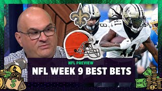 New Orleans Saints and Cleveland Browns are the BEST BETS in NFL Week 9  Bear Bets [upl. by Akired]