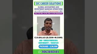 Success Story of CDBALAJI BCOMMCOM [upl. by Eecyak644]