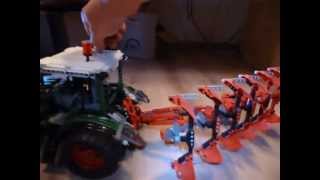 Fendt Vario 939 LEGO Technik Technic mit 6 Scharpflug 75 cm 2 Kilo [upl. by Intisar]