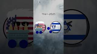 Americas Changing Relationships 2025 countryballs usa israel ukraine china [upl. by Ystap]