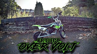 project OVER VOLT  Razor SX350 36V 800W For Adults  Standard 24V 250W Motor Burn Out Ride [upl. by Elleral144]