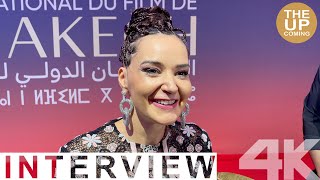 Mona Copti interview on Happy Holidays at Closing Ceremony Marrakech Film Festival Red Carpet 2024 [upl. by Christmann]