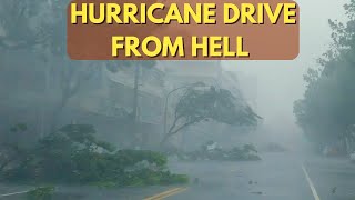 Driving In The Core Of Typhoon KRATHON  Dont Try This [upl. by Valida230]