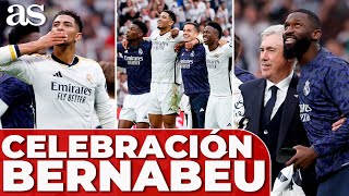 ASĆ¨ HA CELEBRADO el REAL MADRID la LIGA sin poder ir a CIBELES [upl. by Annwahsal]