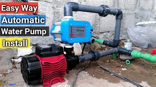 How To Work Automatic Water Pump Controller  How To Install Automatic Water Pump Controller [upl. by Riamu]