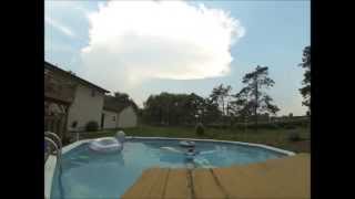 Thunderstorm Anvil and Swimming Pool Timelapse [upl. by Jessabell194]