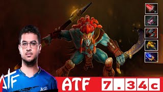 DOTA 2 ATF the HUSKAR OFFLANE 734c [upl. by Seaddon335]