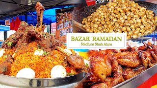 Bazaar Ramadhan Stadium Shah Alam  Malaysia Street Food  Bazar Ramadan [upl. by Gwenneth]