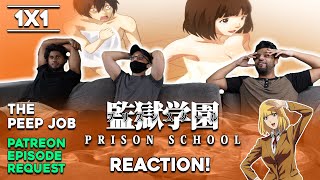 Prison School  1x1  quotThe Peep Jobquot  REACTION REDIRECT  REVIEW [upl. by Teerpnam]