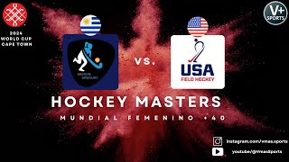 World Masters  Uruguay vs USA  Hockey Mundial 40 Femenino [upl. by Hametaf953]