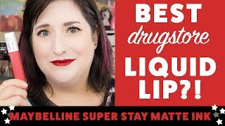 Maybelline Super Stay Matte Ink  REVIEW IN 5 [upl. by Huldah]