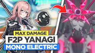 Yanagi Mono Electric Inferno Reap Max Damage Rotation Showcase [upl. by Eerehc]