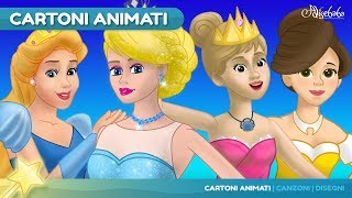 La Principessa Sul Pisello e 4 storie di Principesse  Cartoni Animati  Fiabe e Favole per Bambini [upl. by Nesilla535]