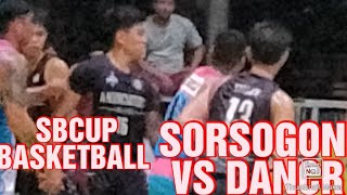 SB CUP BASKETBALL TOURNAMENT DANCR VS SORSOGON  OPEN DIV [upl. by Dubois802]