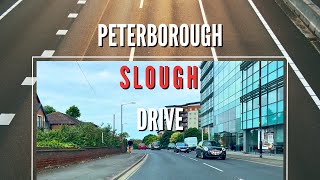 Peterborough  Slough England Drive  A1A414M25M4  June 2024 [upl. by Ainirtak]