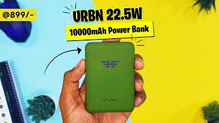 URBN 10000mAh Power Bank Unboxing amp Review Hindi  225W Quick Charge 30 Power Delivery 30 [upl. by Alicsirp]