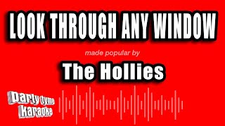 The Hollies  Look Through Any Window Karaoke Version [upl. by Tratner81]