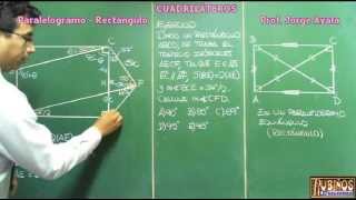 PARALELOGRAMOS  RECTANGULO  EJERCICIO RESUELTO [upl. by Whitnell]