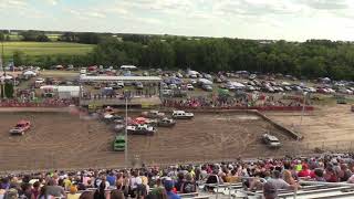 RACINE COUNTY FAIR DEMOLITION DERBY QUALIFIER 8 [upl. by Soulier]