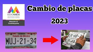 Cómo reemplacar en el estado de México 2023 renovación de placas Edo mex 2023 [upl. by Belle]