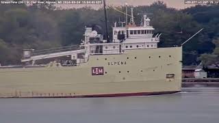 Alpena Passing Marine City on Sept 24th 2024 [upl. by Gyimah]