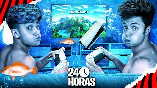 FIZEMOS UM QUARTO GAMER AQUÁTICO NA PISCINA 24 Horas [upl. by Tamsky]