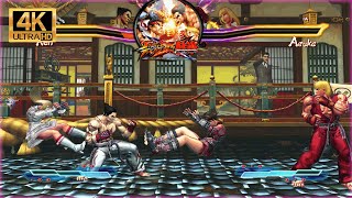 STREET FIGHTER X TEKKEN KEN amp KAZUYA VS ASUKA amp LILI FIGHT TWO [upl. by Idnaj]