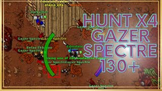 TIBIA HUNT PT X4 130  3kk DE XPH NOS GAZER SPECTRE COM PROFIT PORTHOPE  DC QUEST [upl. by Oicnerual]